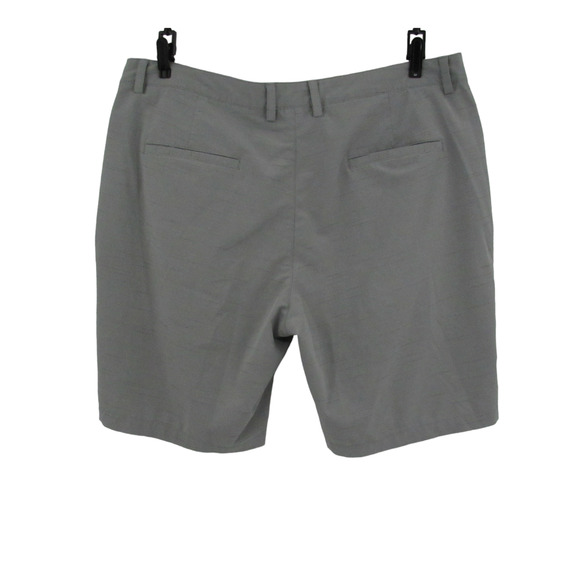 Black Clover Performance Shorts Men's 40 Gray Chino‎ Golf Lightweight Live Lucky - Picture 3 of 6